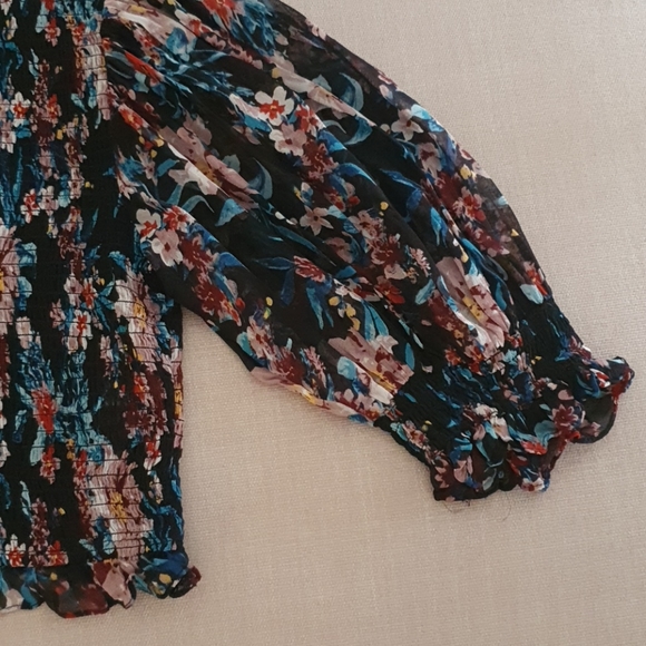 Zara woman 100% Viscose multi coloured top - Picture 4 of 4